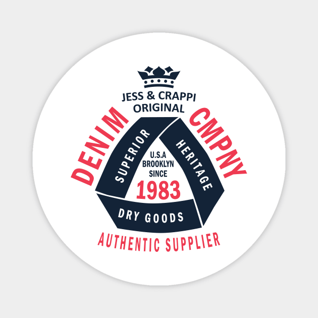 Denim cmpny Authentic supplier Magnet by Raintreestrees7373